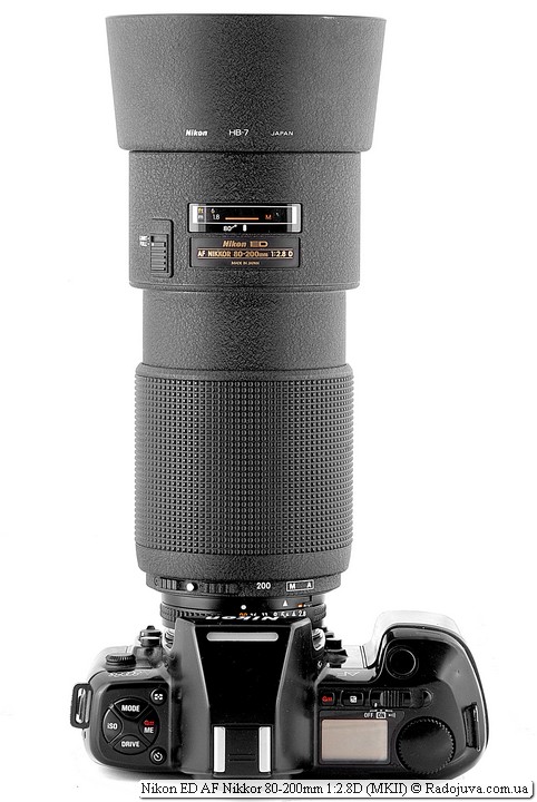 Review of Nikon ED AF Nikkor 80-200mm 1: 2.8D MKII (second D