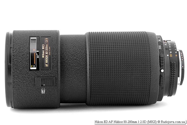 Review of Nikon ED AF Nikkor 80-200mm 1: 2.8D MKII (second D