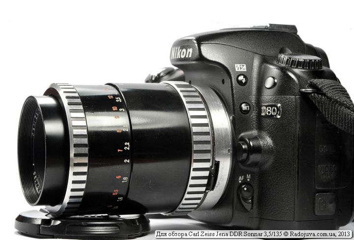 Review Carl Zeiss Jena DDR Sonnar f3,5 135mm zebra mount Exakta