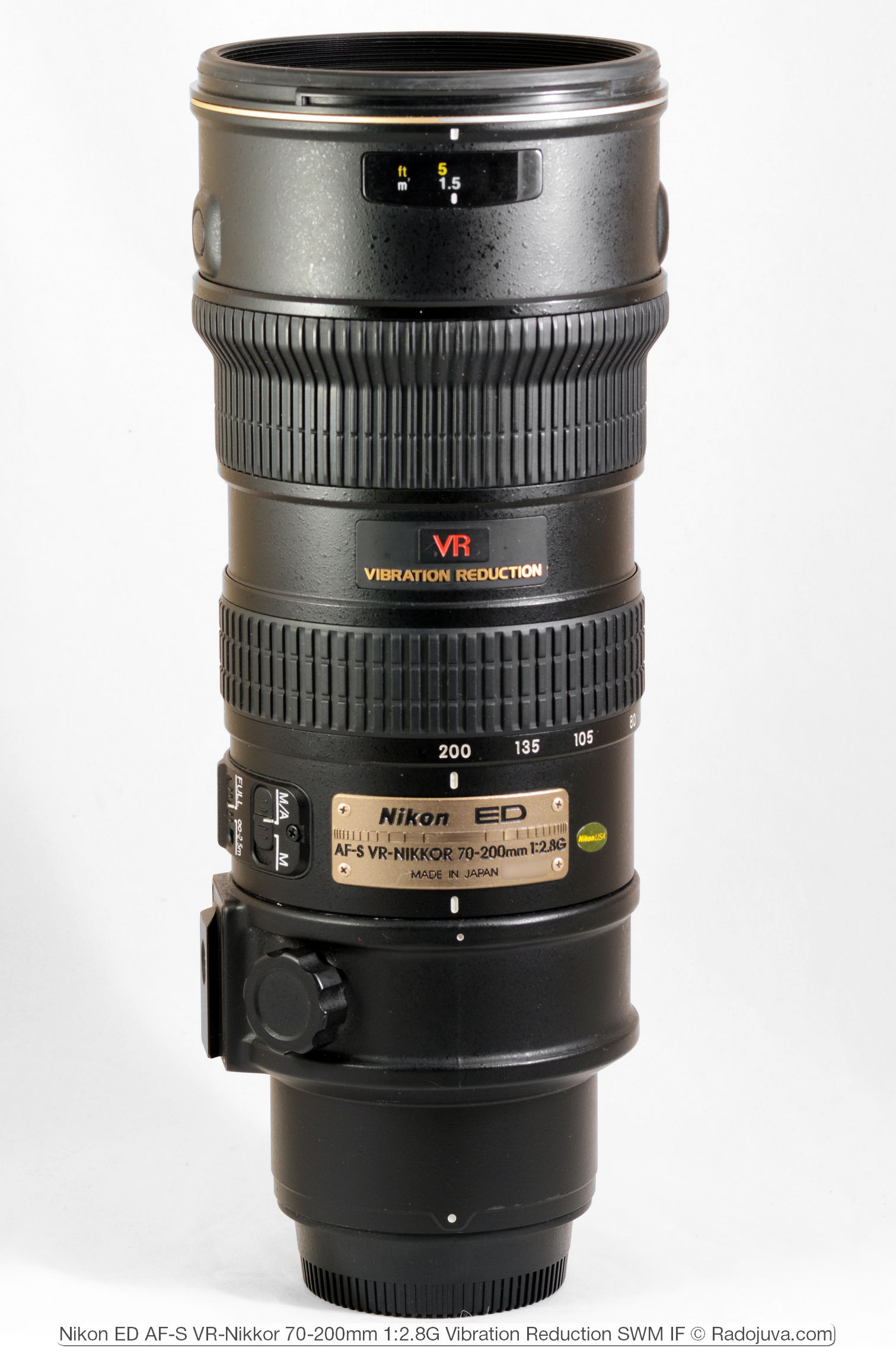 Revisão Nikon ED AF-S VR-Nikkor 70-200mm 1: 2.8G (VR1) | Feliz