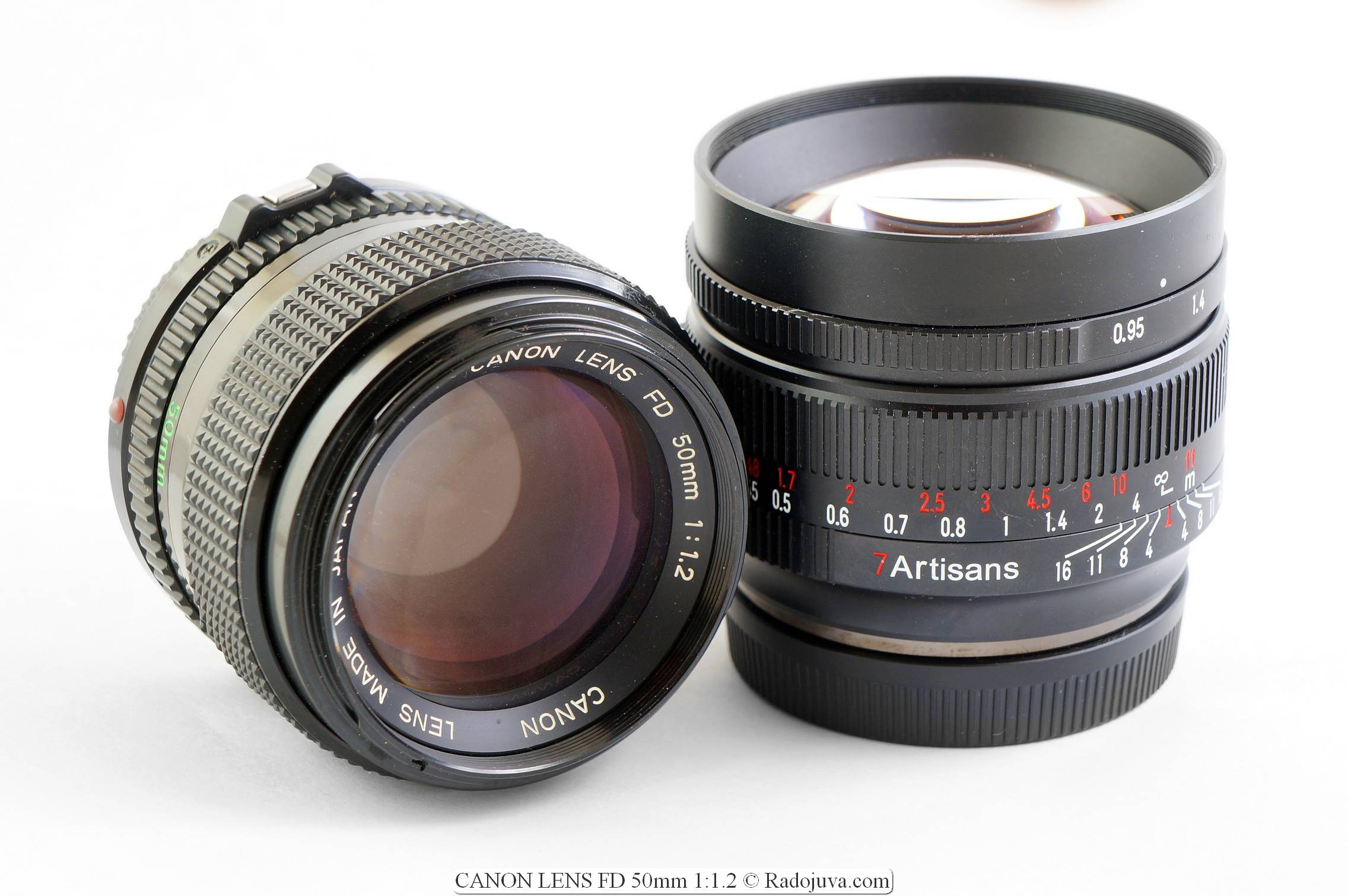 Short review CANON LENS FD 50mm 1:1.2 | Happy