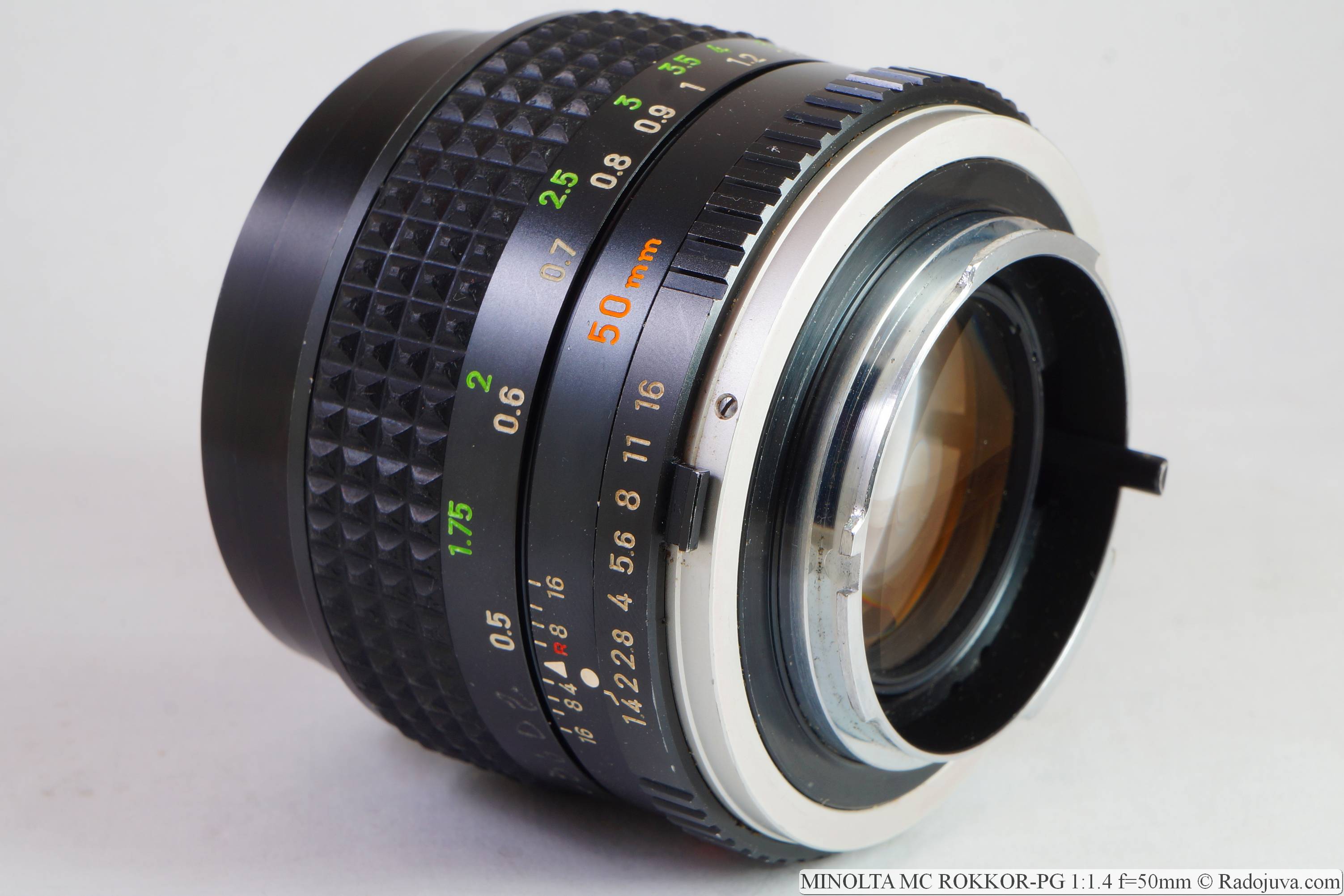Brief review of MINOLTA MC ROKKOR-PG 1:1.4 f=50mm | Happy