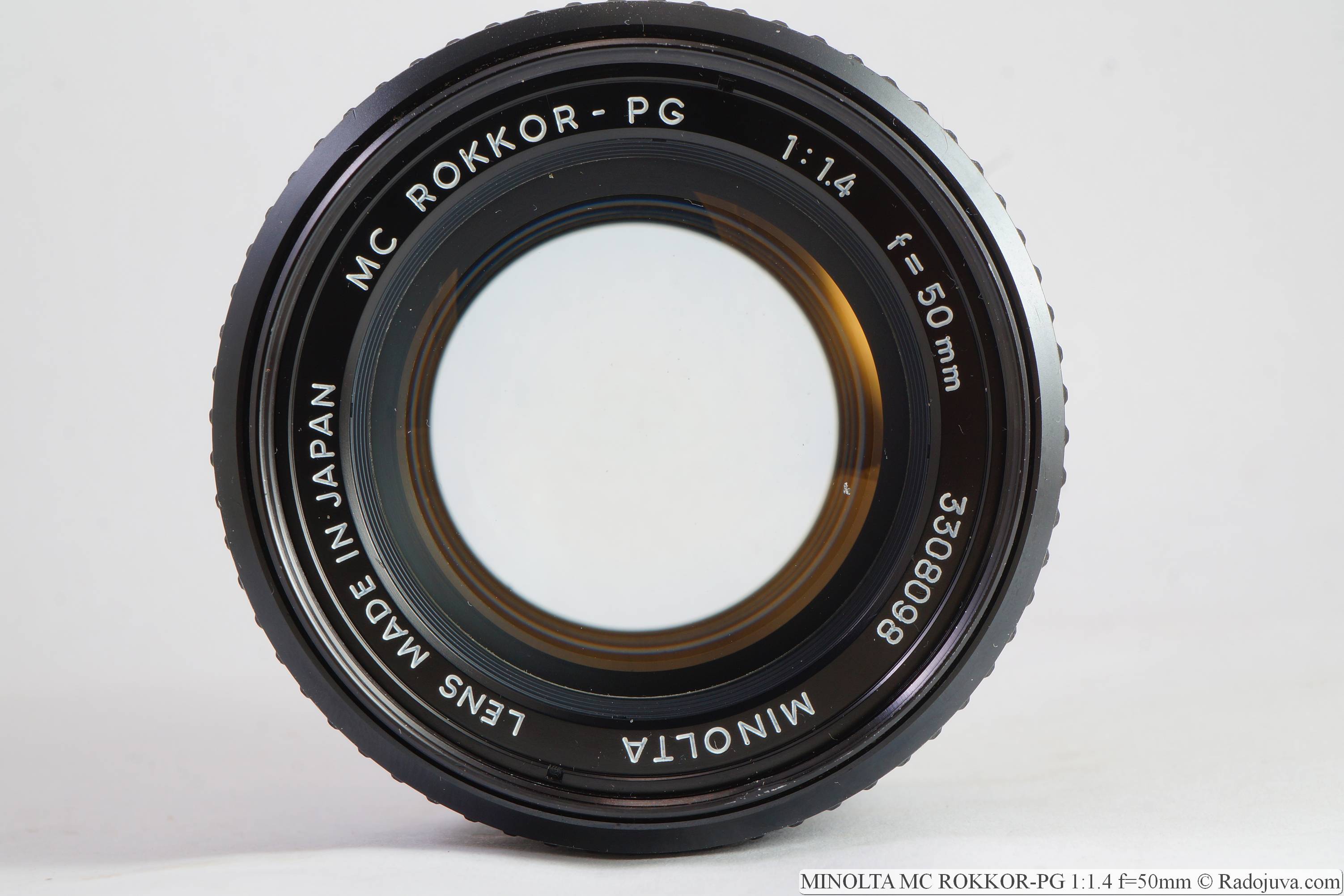 Brief review of MINOLTA MC ROKKOR-PG 1:1.4 f=50mm | Happy