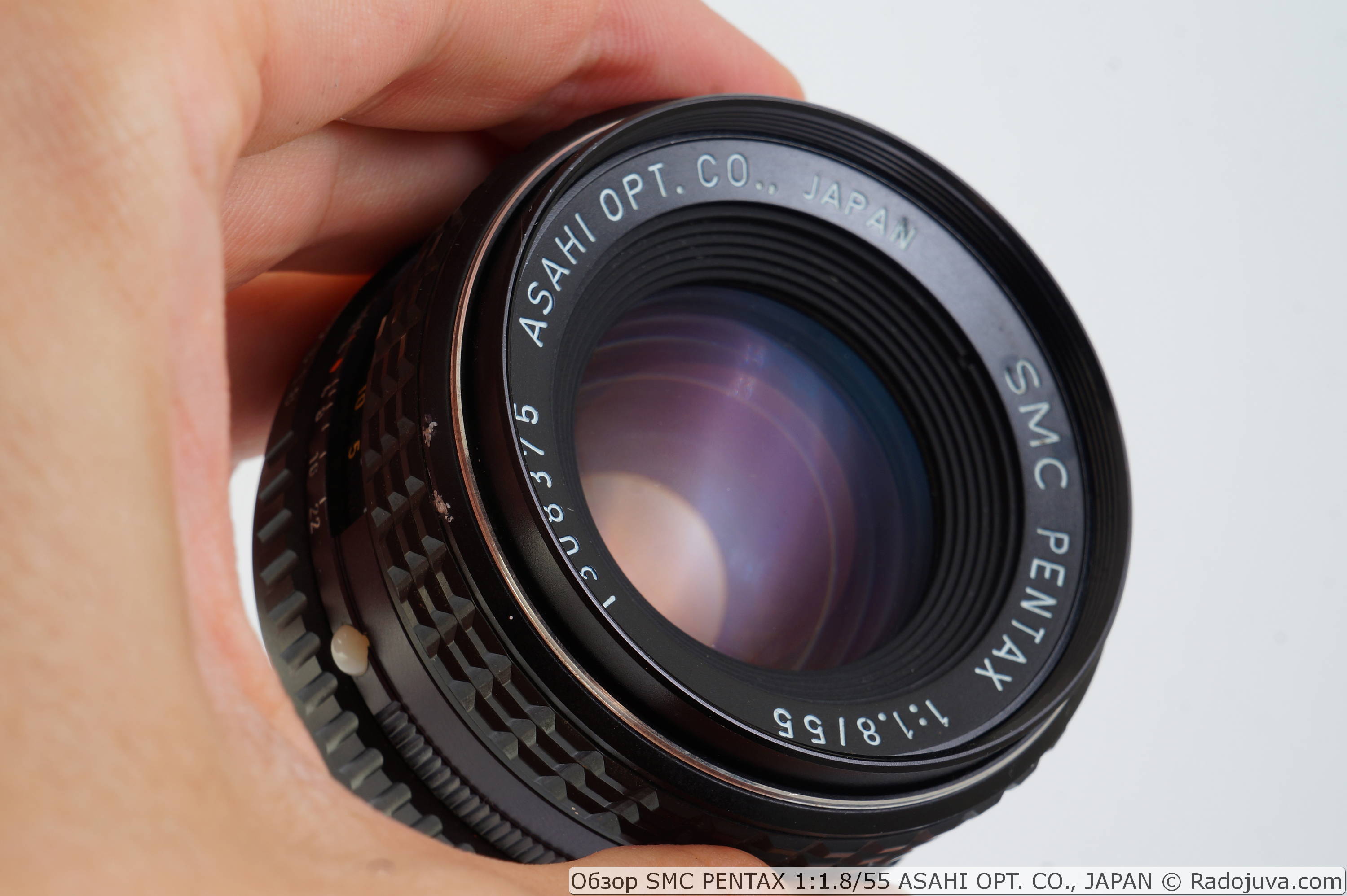 Review of SMC PENTAX 1:1.8/55 ASAHI OPT. CO., JAPAN (1975-1977