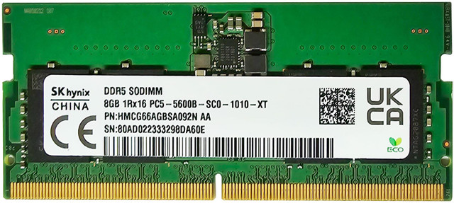 SK hynix 8GB DDR5 Laptop RAM 5600MHz (Open Pack) - Radox Technology