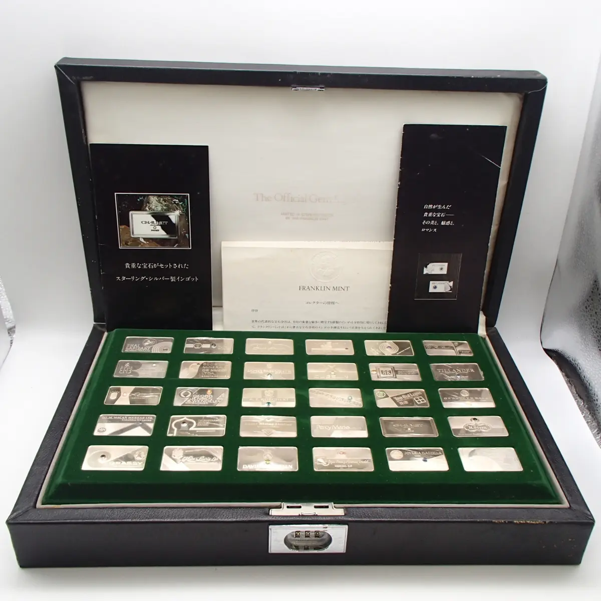 フランクリンミントオリエント急行の金のシルエット フランクリン