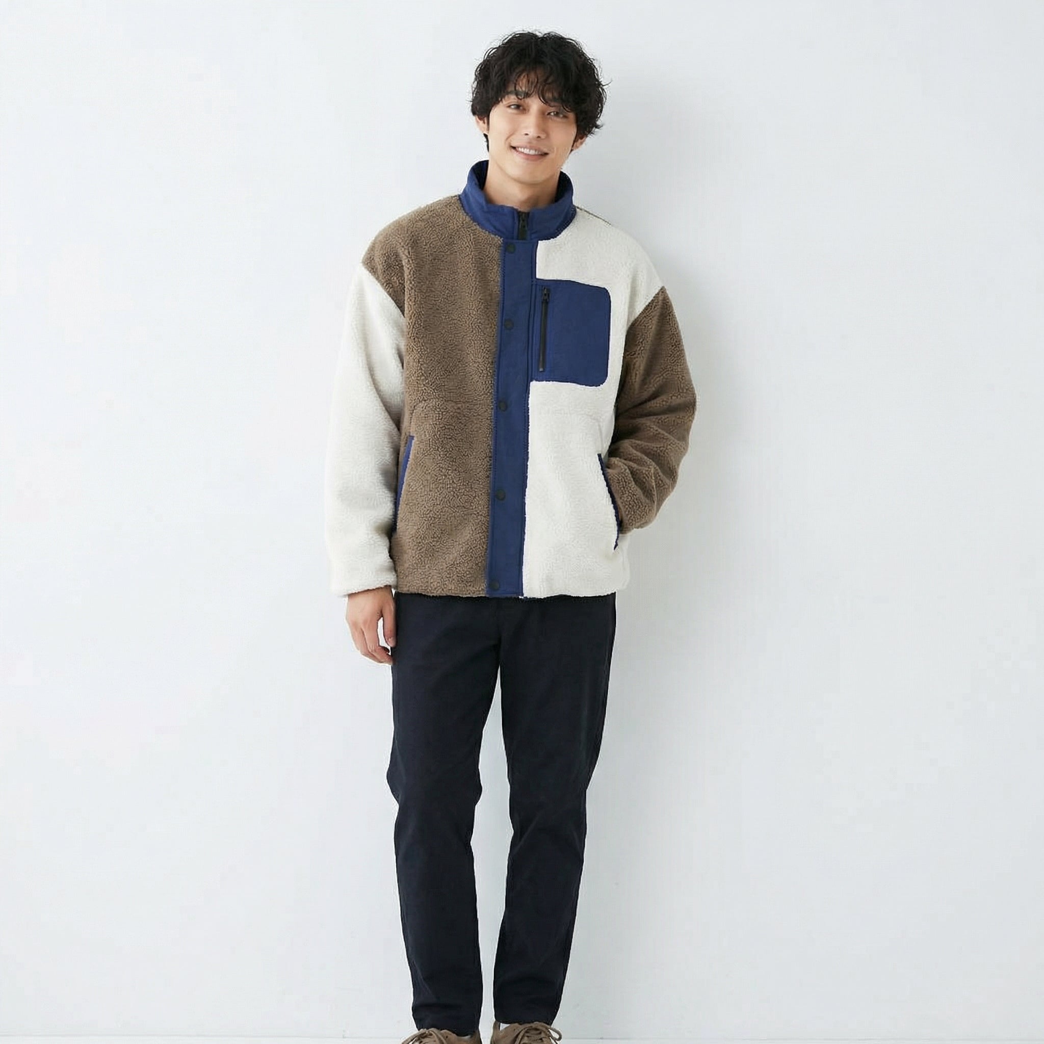 ブロックカラーフリース ジャケット – RakuInk