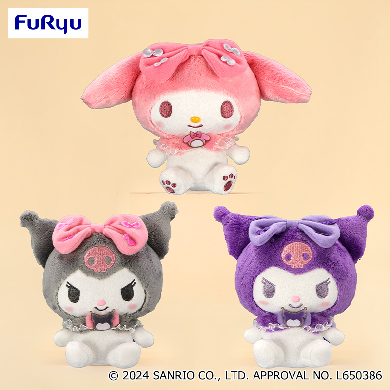 マイメロ フェイス リボン ぬいぐるみ ムートン ブーツ ピンク