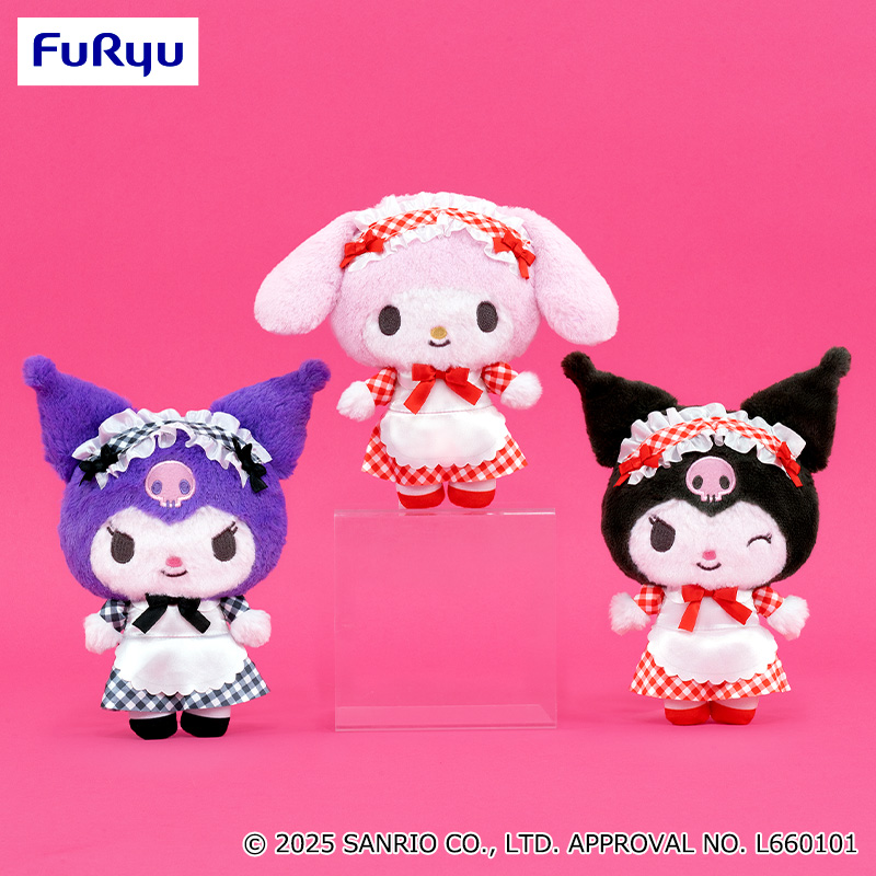 プライズ情報】マイメロディ・クロミ ギンガムチェックメイド