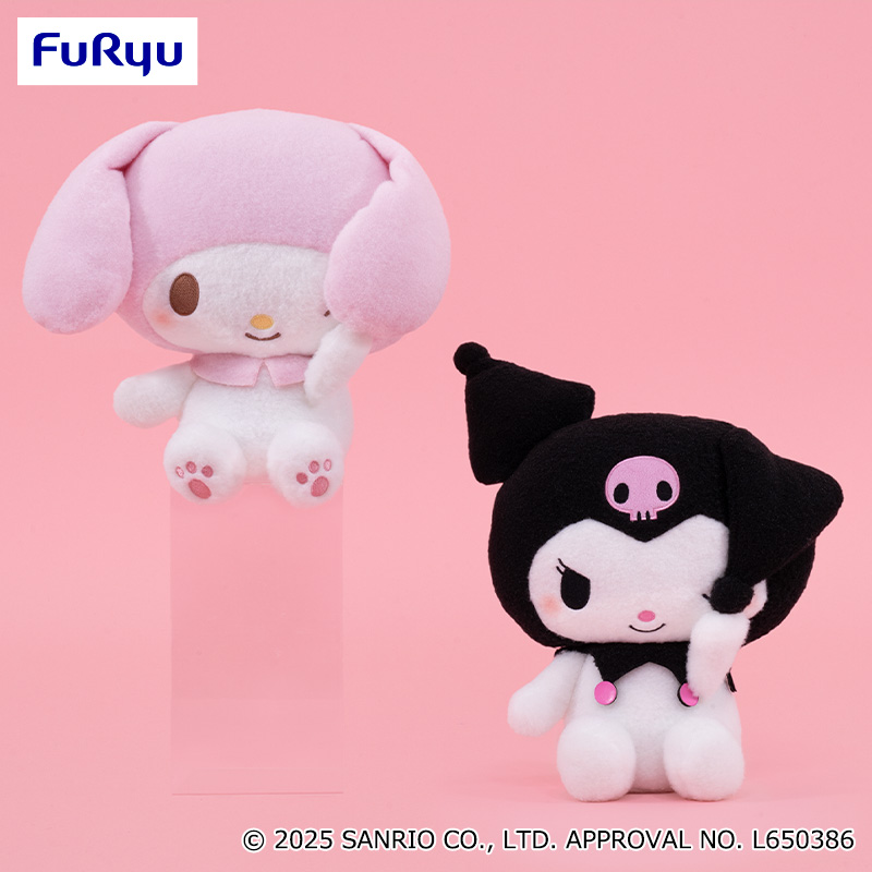 プライズ情報】マイメロディ・クロミ かおかくしBIGぬいぐるみ