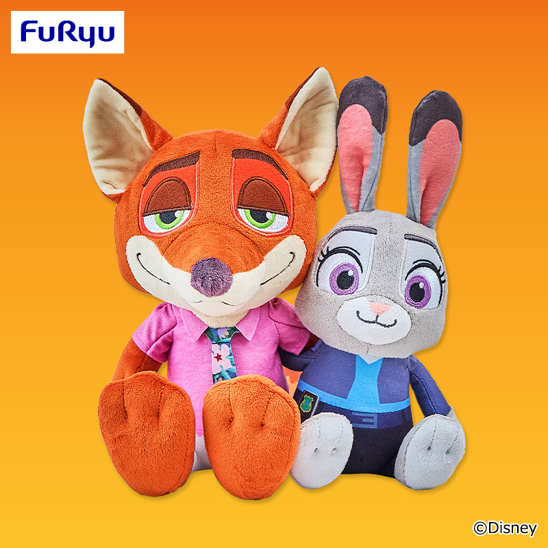 プライズ情報】ズートピア2 ペアぬいぐるみ | ニュース | 楽市楽座公式