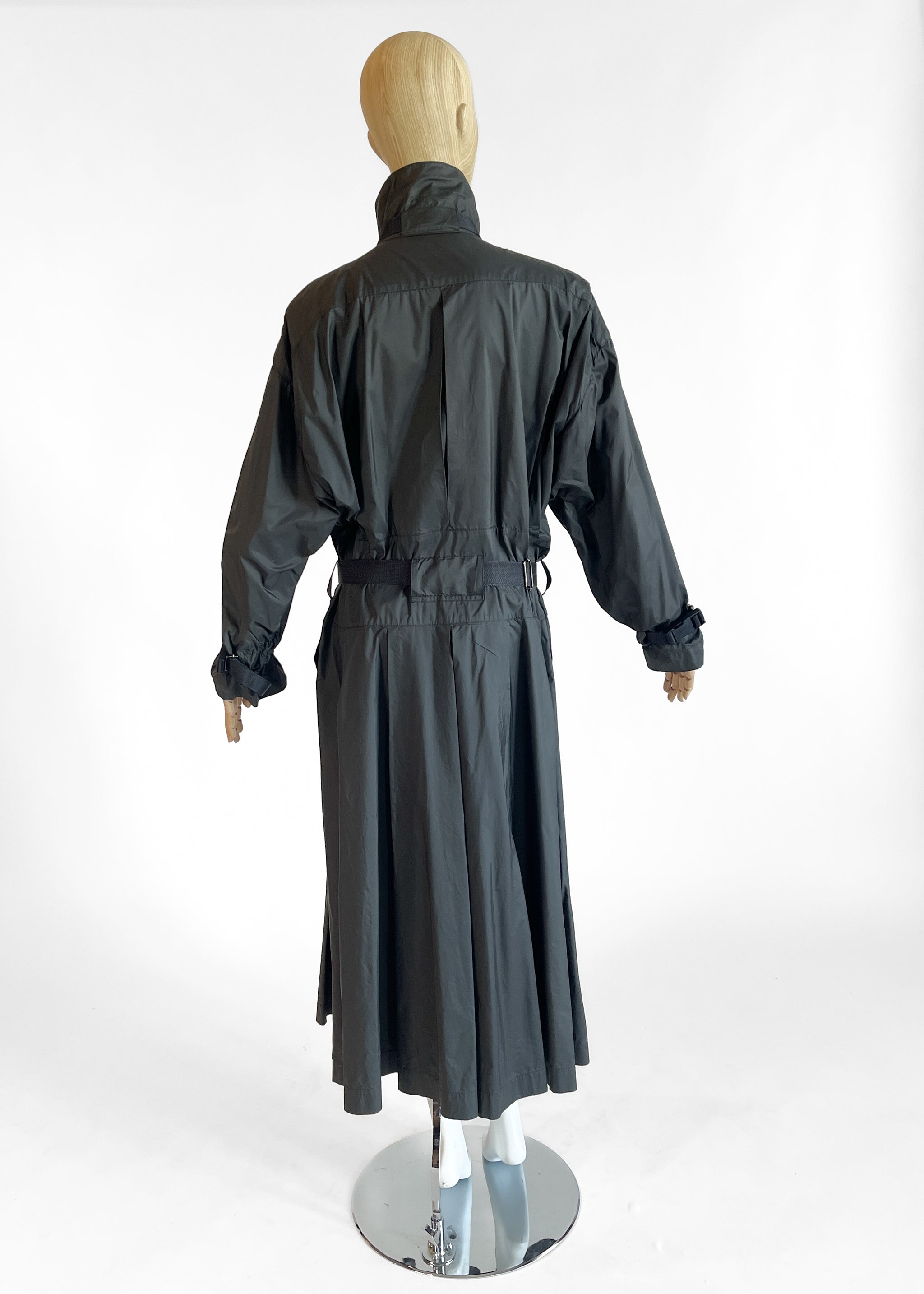 1970s Issey Miyake Trench Coat with Seatbelt Straps - Raleigh Vintage