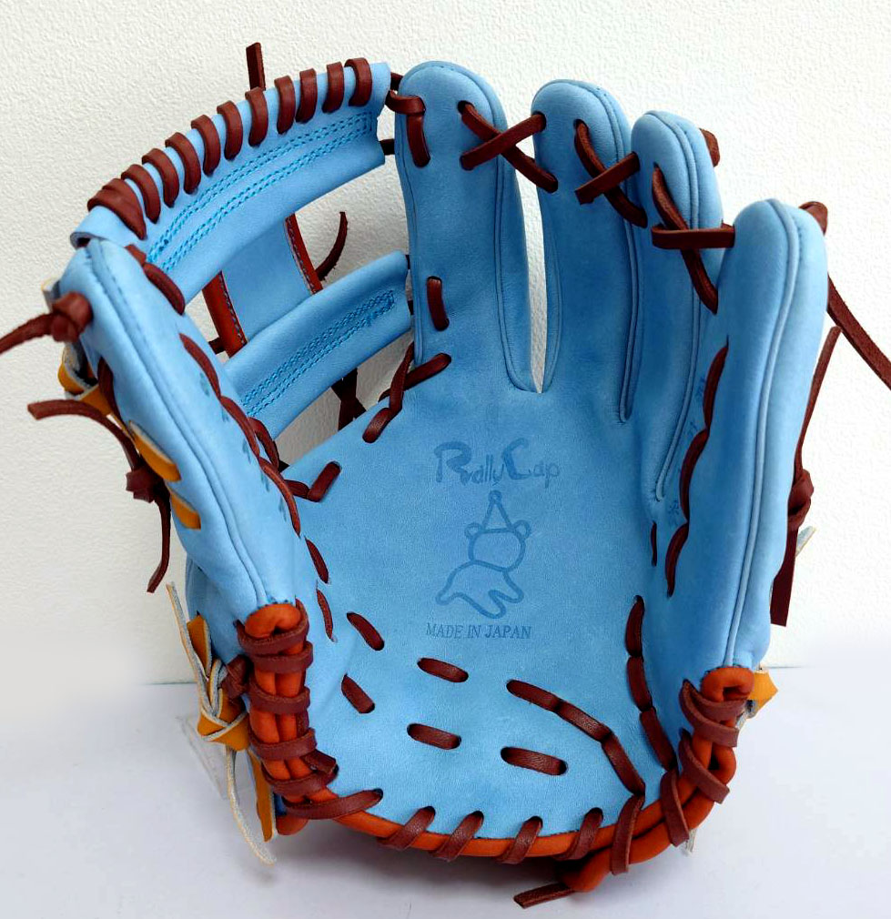型付け済み【Rally Cap（ラリーキャップ）】軟式用グラブ 内野手用