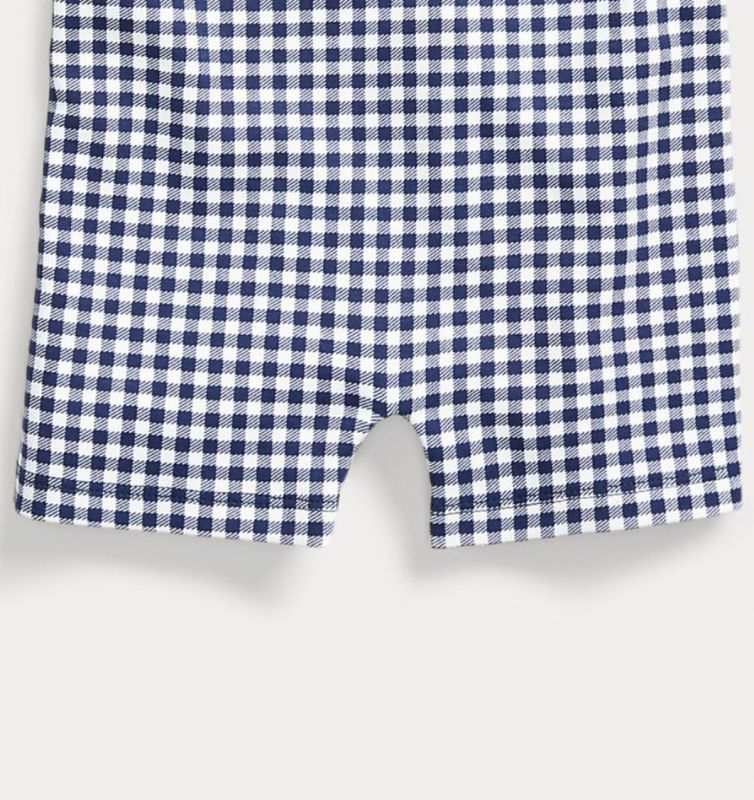 新品】【女の子】ラルフローレン ロンパース ショートオール デニム風