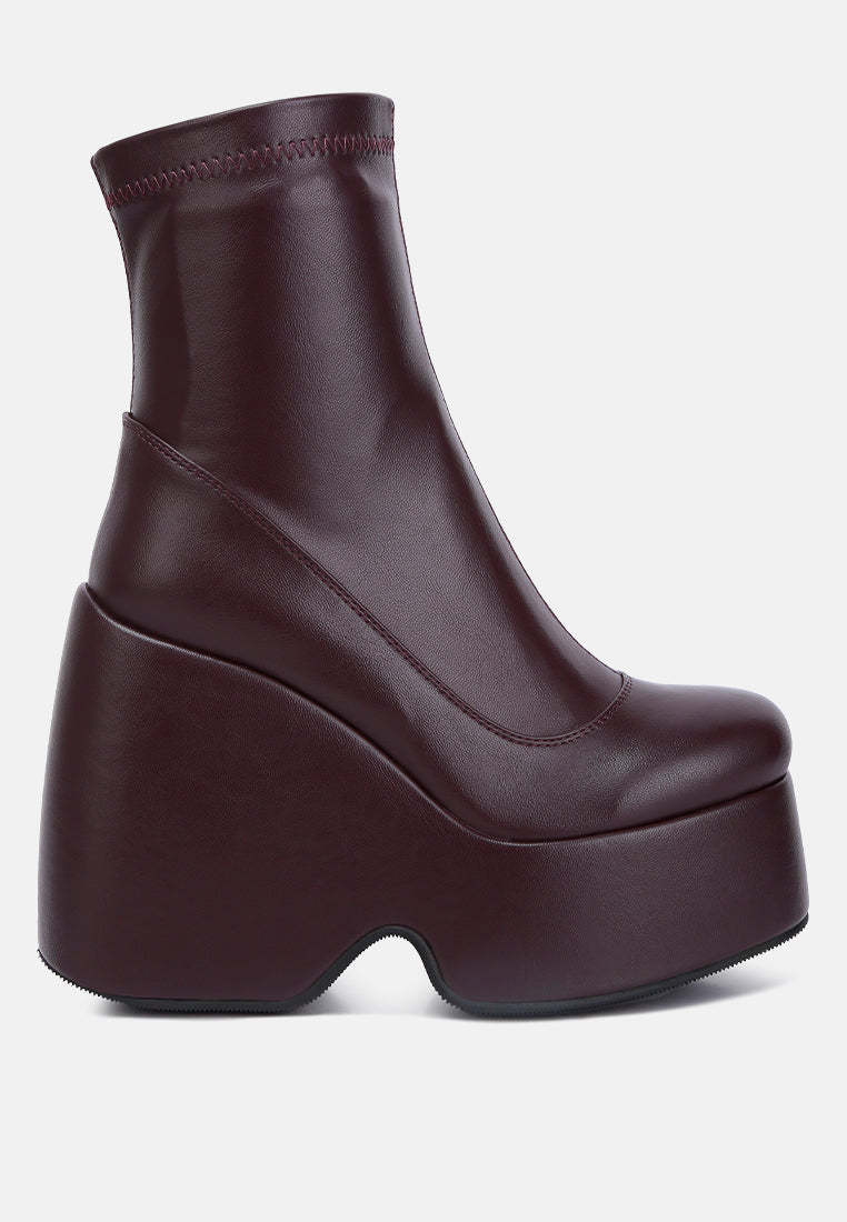 Buy Purnell Black High Platform Ankle Boots | Boots | Rag & Co