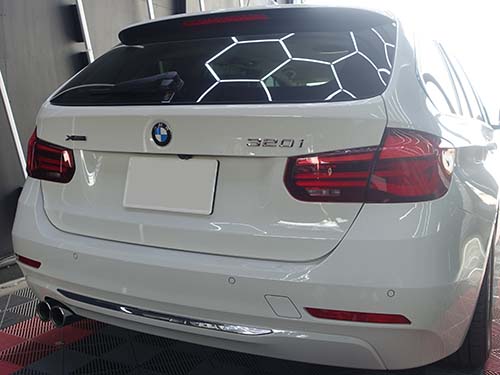 リアビューを刷新！BMW 3シリーズF31にLCIブラックラインテールライト