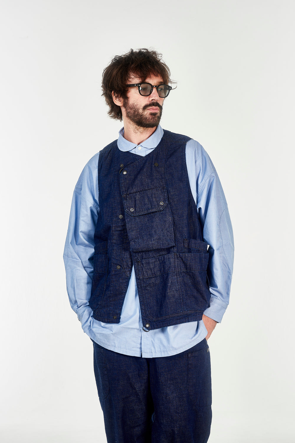 norbit / Light OZ Denim Field Vest/HNVT-027 – RAISON D'ETRE ONLINE
