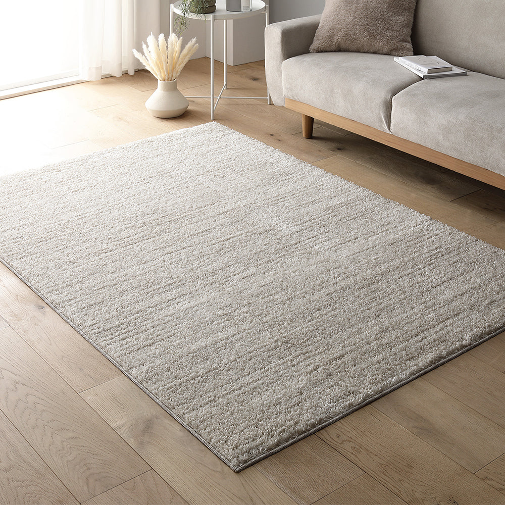 国産 洗えるミックスパイルラグ（軽量・防ダニ・アレルブロック・遊び