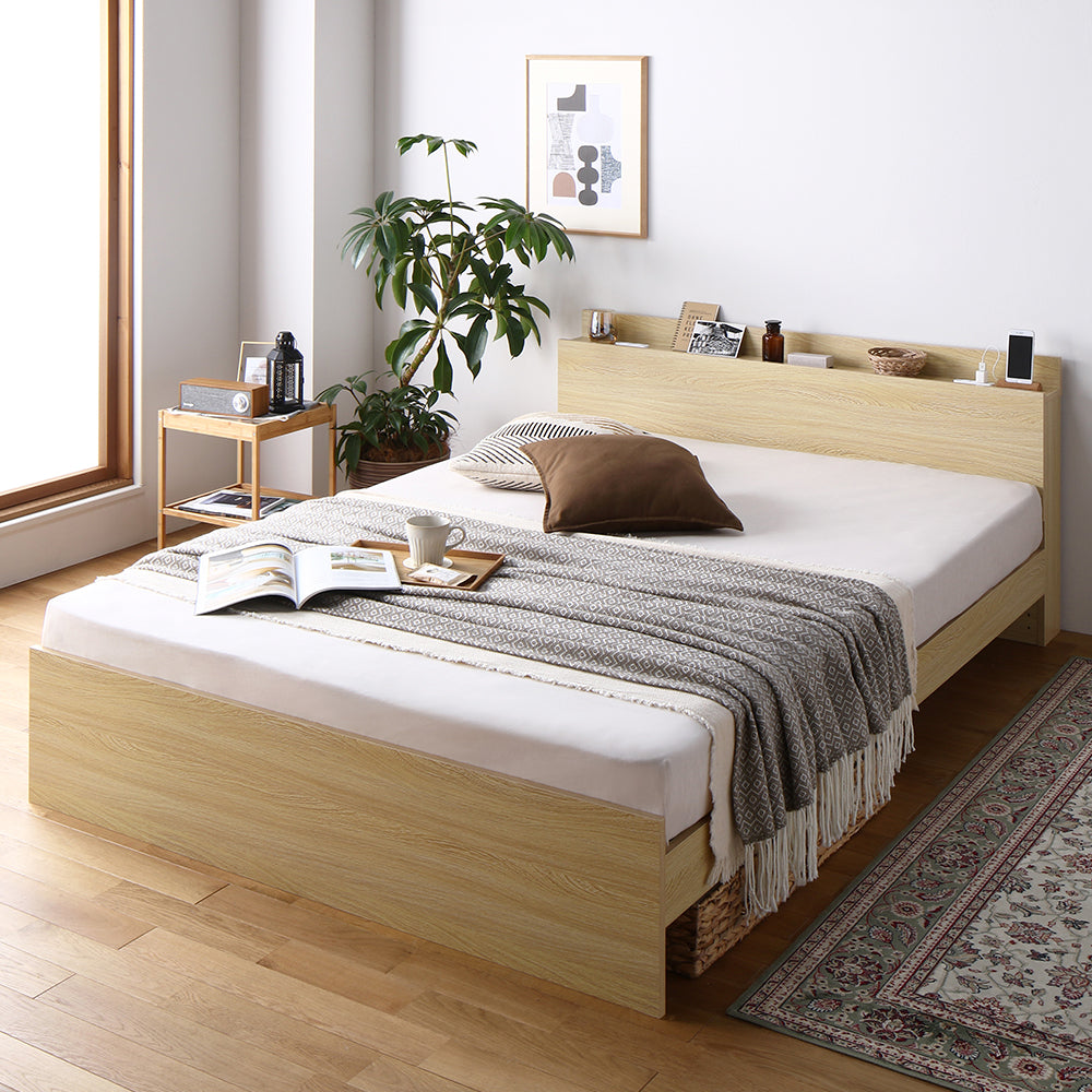 コンセント 棚付き 高さ調整すのこベッド『Asteria アステリア』/用途