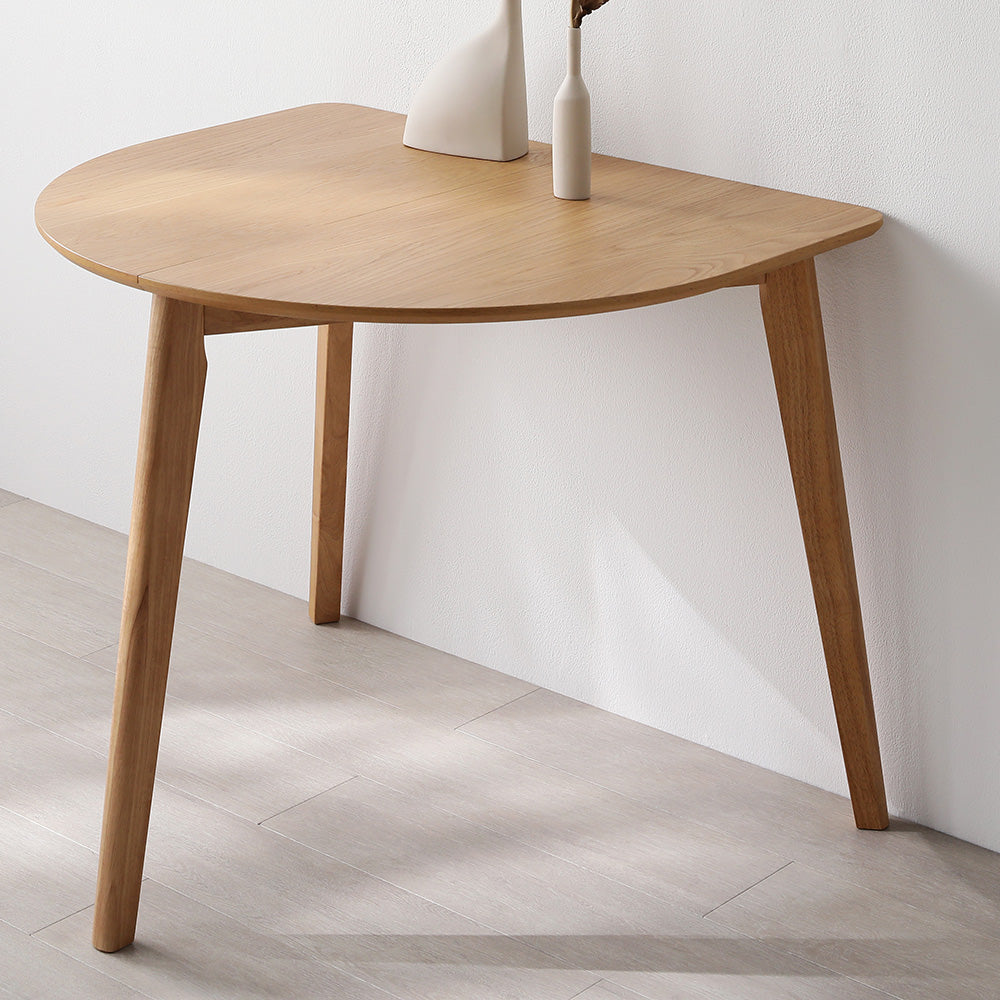 天然木 変形ダイニングテーブル 単品『Litral リトラル』/天然木の