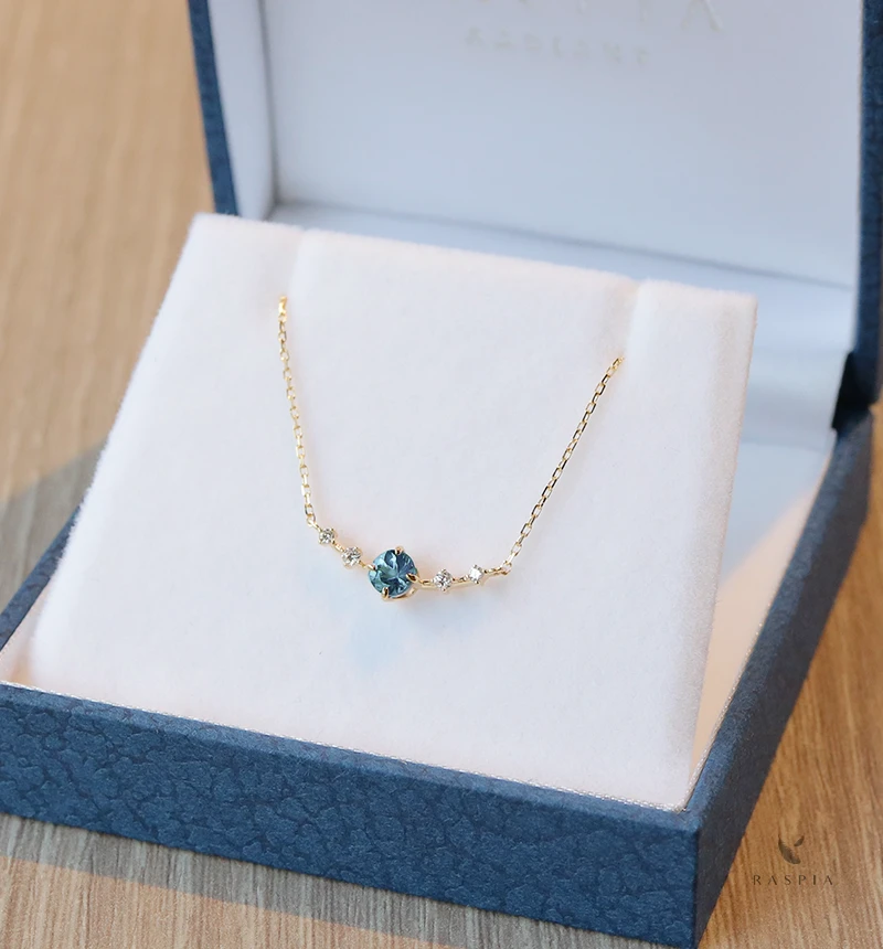 ♢N♢K18 ロンドンブルートパーズ 5ct ネックレスチャ―ム ♢N様専用