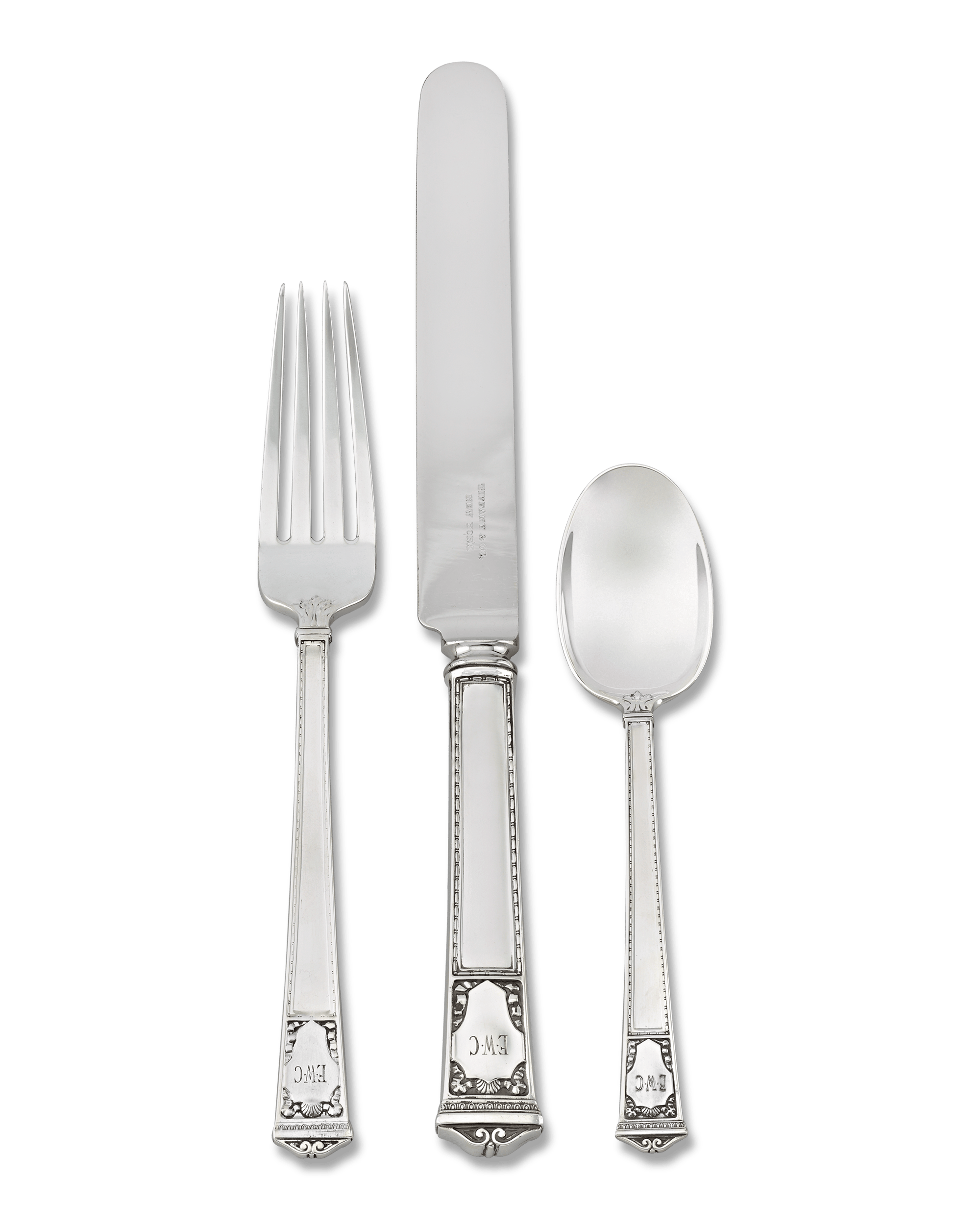 Tiffany & Co. San Lorenzo Silver Flatware Service, 248 Pieces