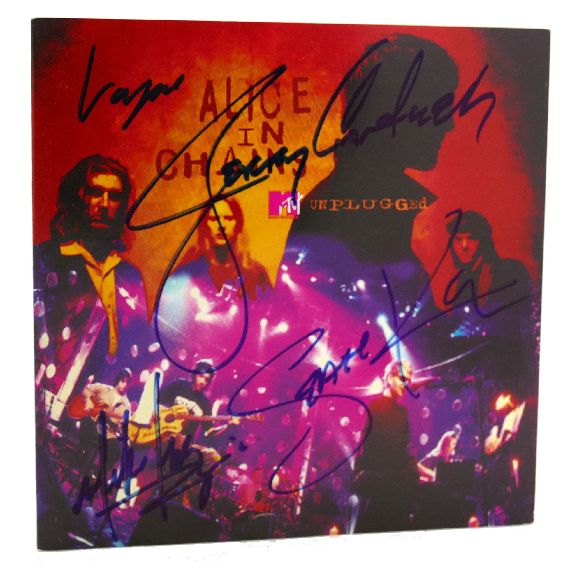 ALICE IN CHAINS UNPLUGGED Signed | Jerry Cantrell Layne Staley