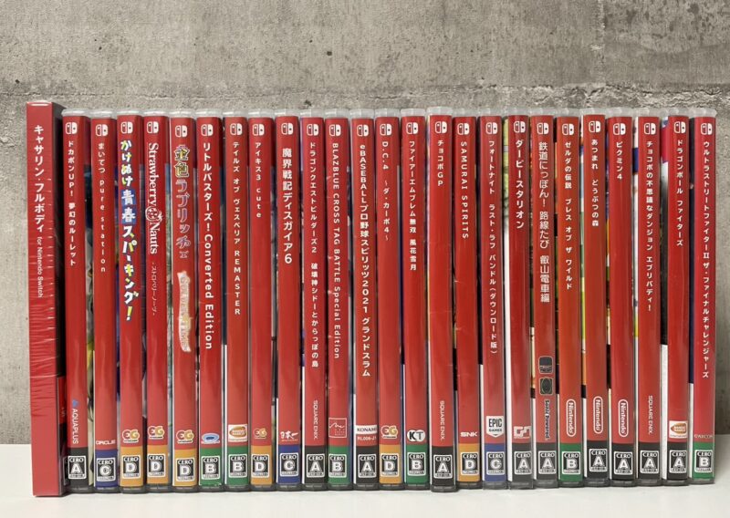 ニンテンドースイッチ用ソフトを大量に東京都大田区南蒲田で出張買取