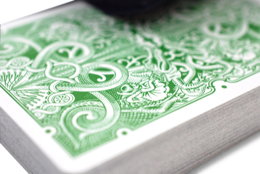 Green Gatorbacks-RarePlayingCards.com – Rare Playing Cards
