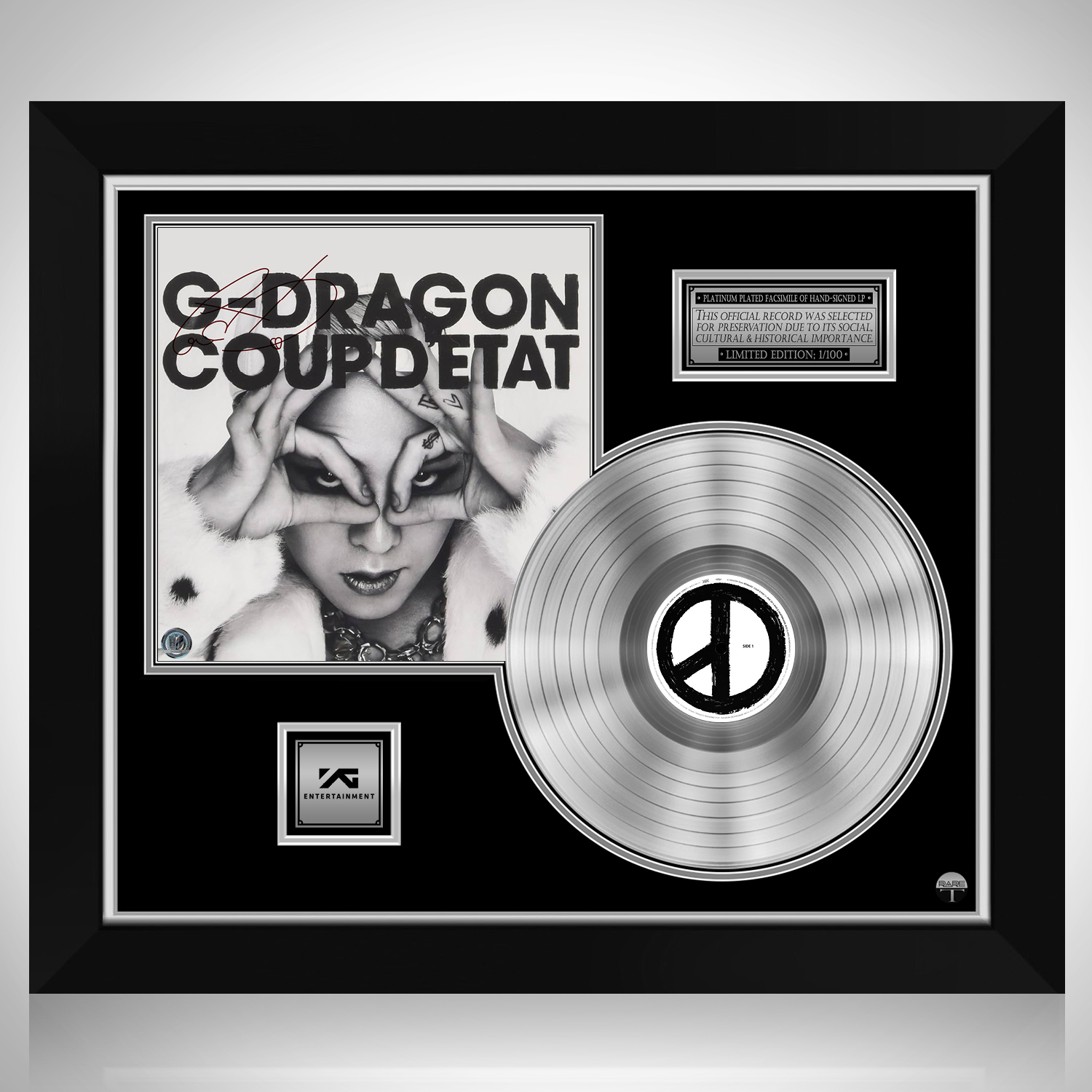 G-Dragon - Coup D'Etat Platinum LP Limited Signature Edition