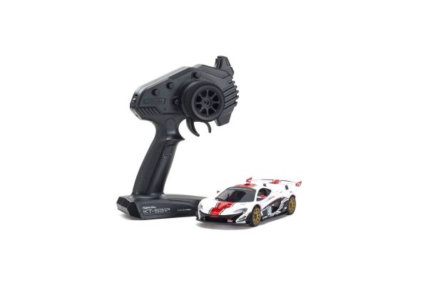 ミニッツRWDシリーズ レディセット McLaren P1™ GTR ホワイト/レッド