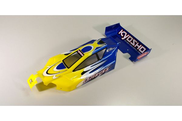 塗装済ボディ(レーザーZX-5RS/タイプ2/イエロー/ブルー) LAB102 | 京商