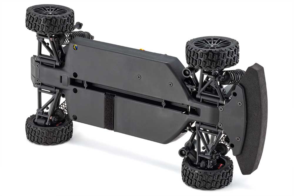 京商 FZ02 ラリーコンバージョンセット装着シャーシ おまけボディ付き