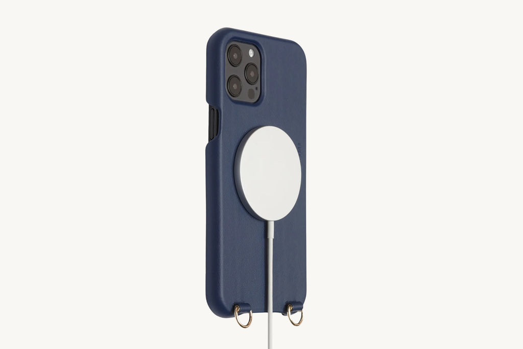 予約販売（3月上旬入荷予定）ハンドストラップ PETIT CUORE NAVY-WHITE