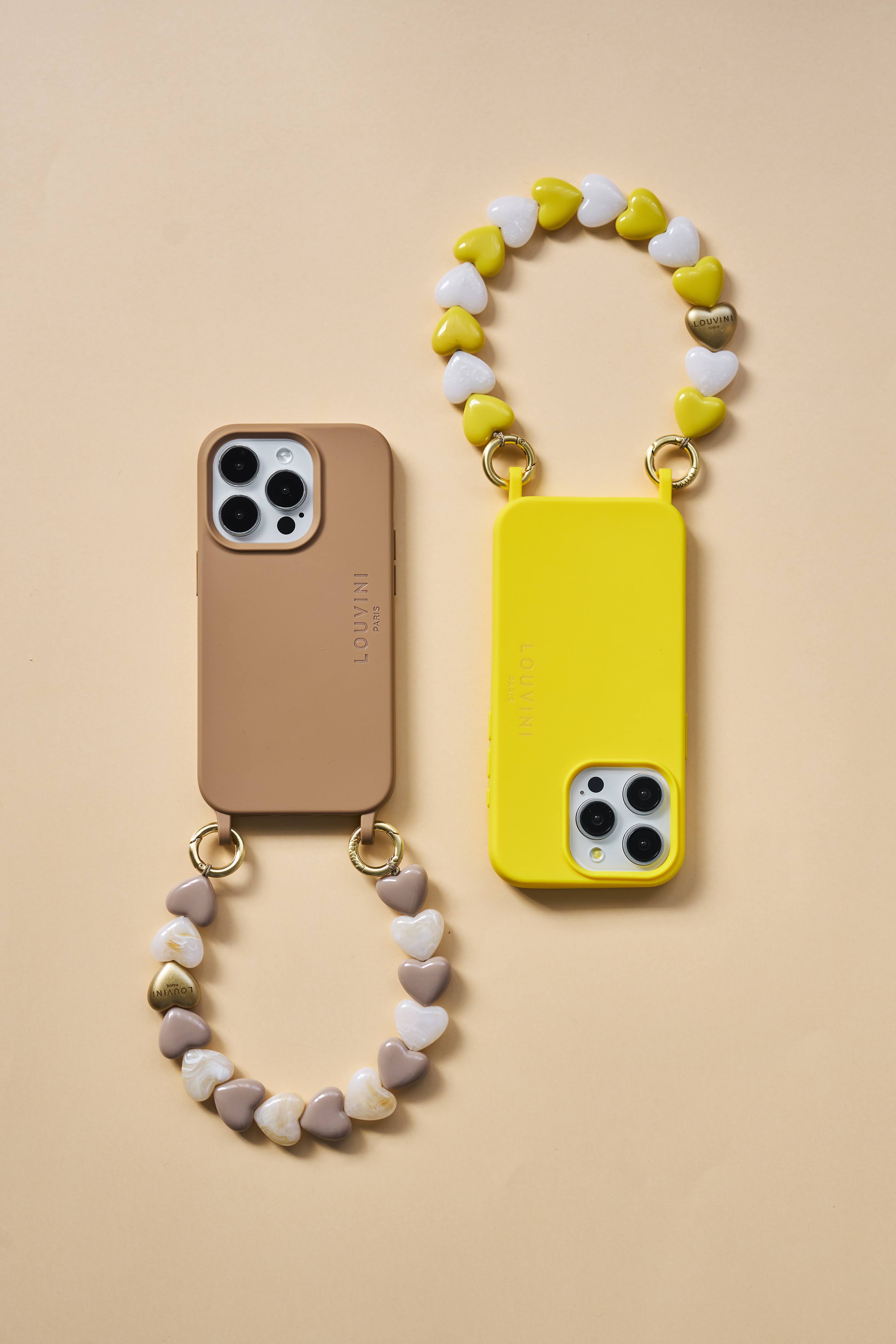 ハンドストラップ PETIT CUORE YELLOW-WHITE – R deco interiors