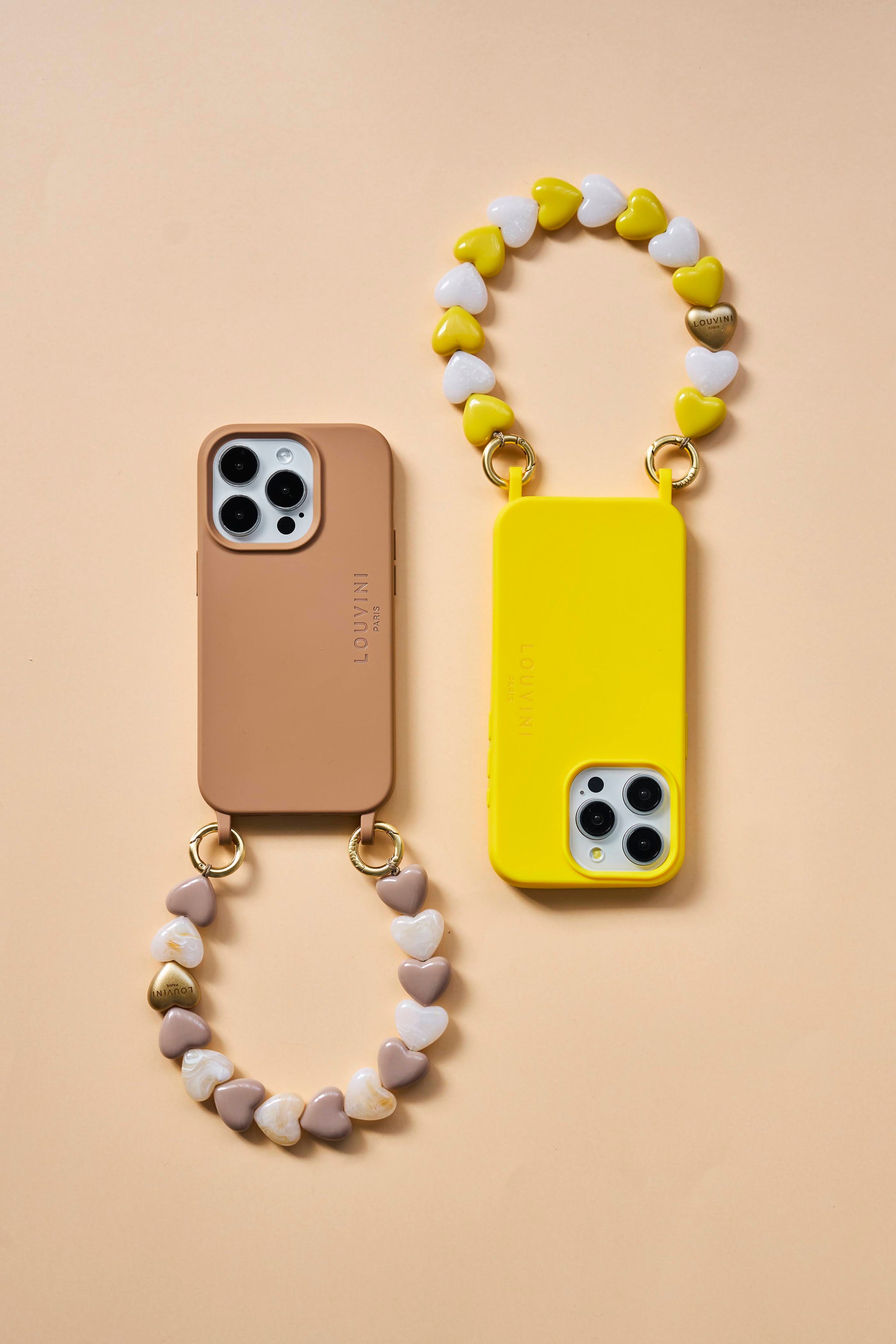 ハンドストラップ PETIT CUORE YELLOW-WHITE – R deco interiors