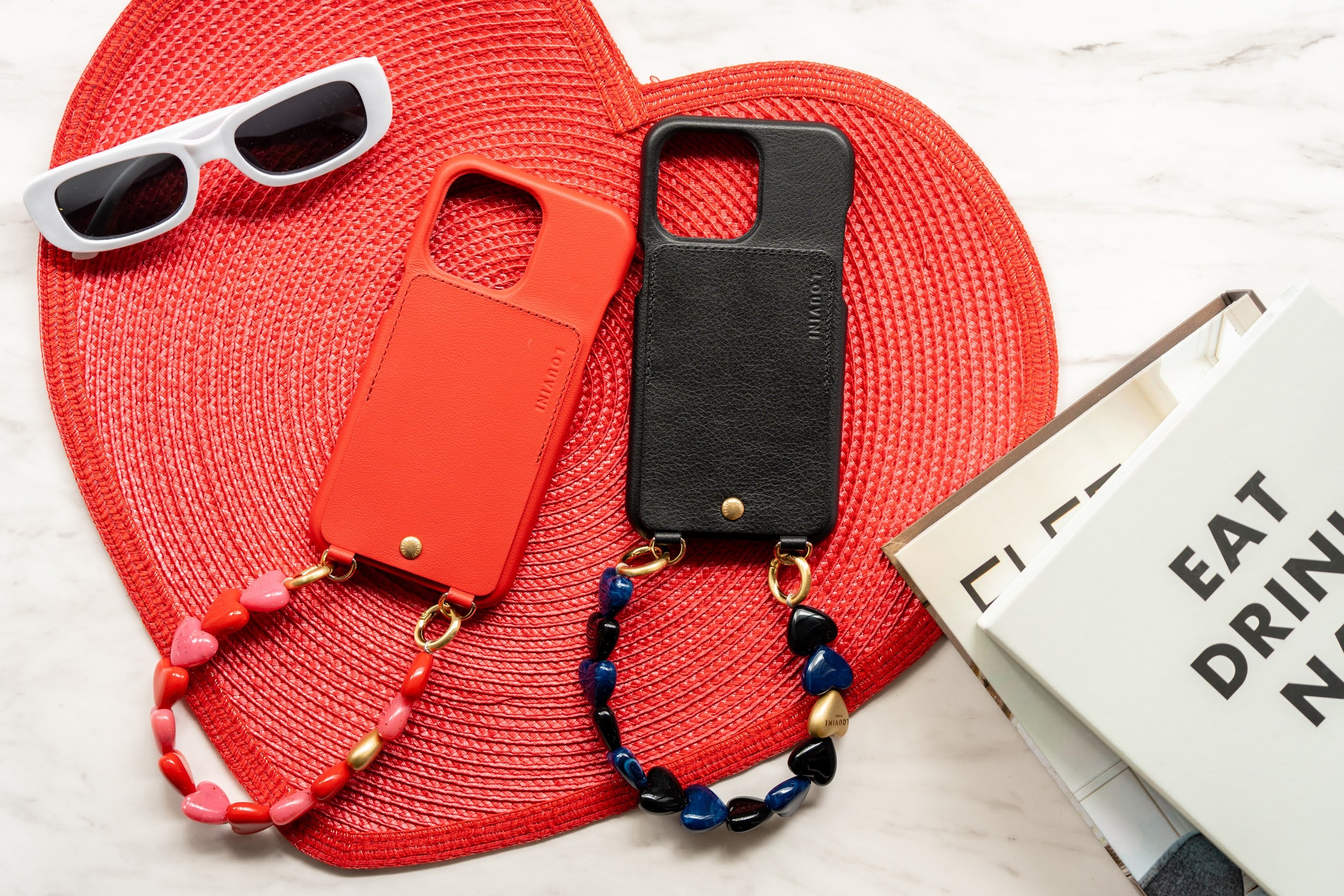 ハンドストラップ PETIT CUORE PINK-RED – R deco interiors