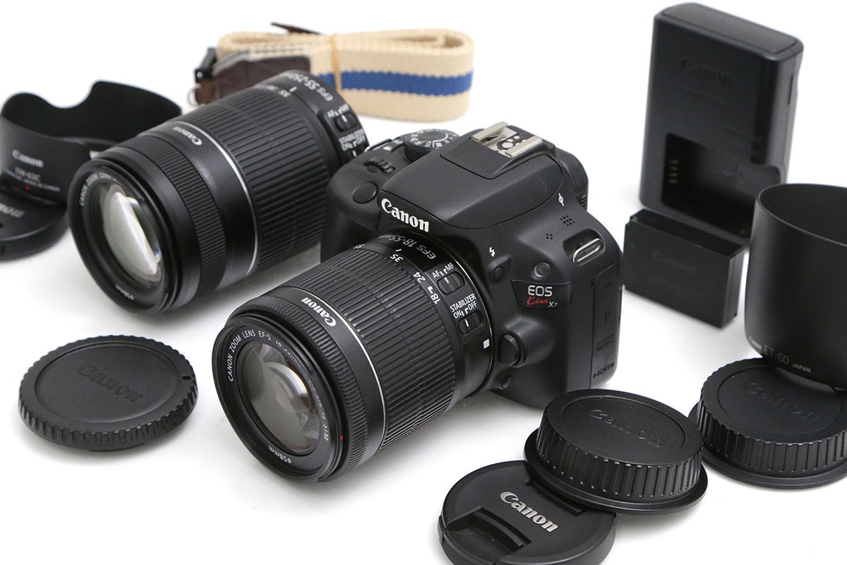 訳あり格安☆Canon EOS Kiss X7 ダブルズームセット CANON EOS Kiss X7
