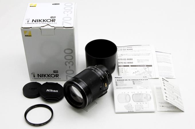 1 NIKKOR VR 70-300mm F4.5-5.6 三脚座(TR-N100 フィルター付き 【K606