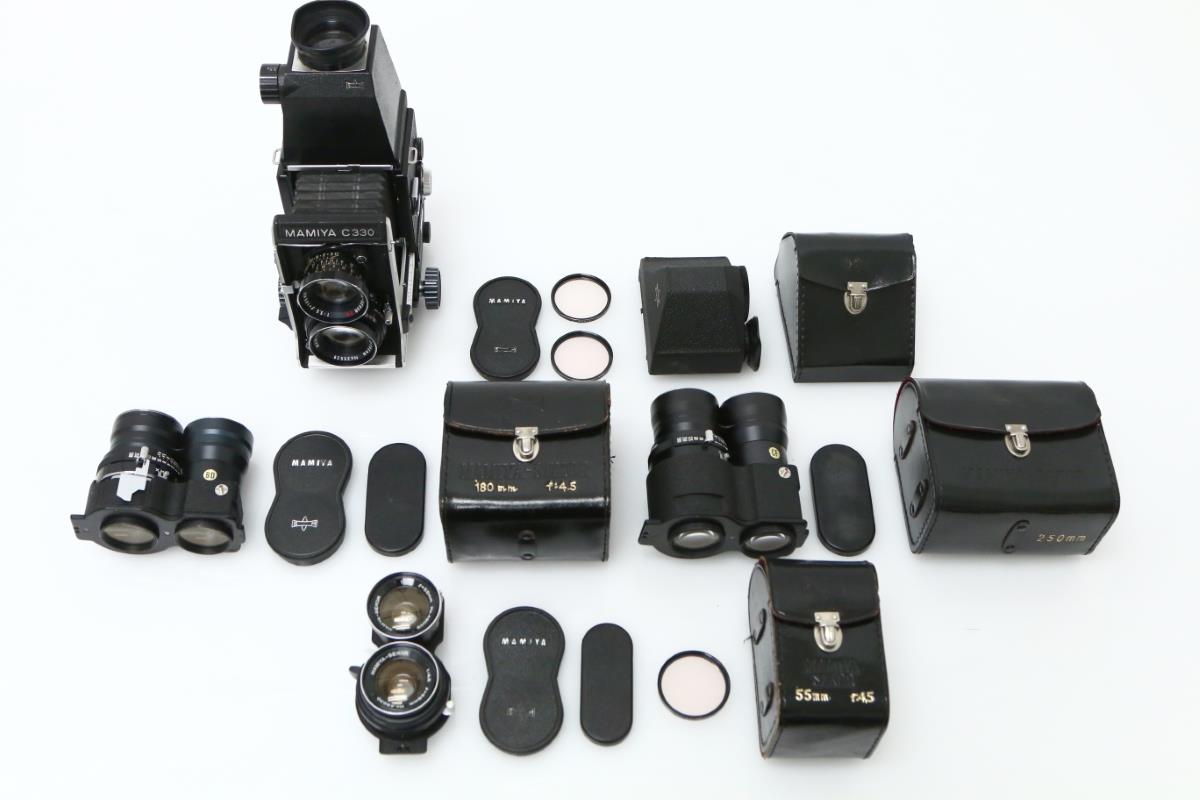 Mamiya C330f 二眼レフカメラ 本体 各付属品付き Mamiya C330f 二眼