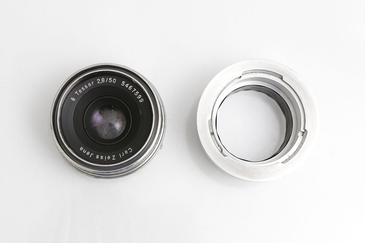 Carl Zeiss Jena Tessar 50mm F2.8＋ ソニーEマウント用アダプター付