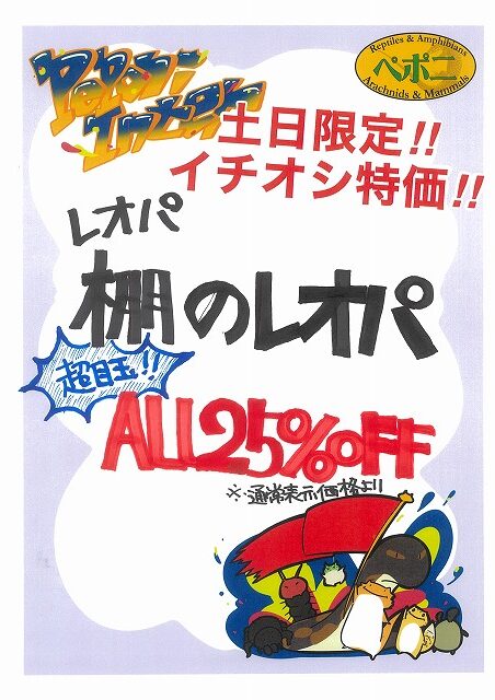 インターペポニ】ゲリラ特価は本日5/18(日)まで！ | 名古屋のペット
