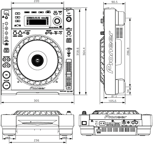 CDJ-850 PIONEER | 映像/音響機材のレンタルサービス | 株式会社タケナカ