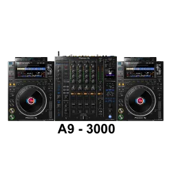 Pioneer DJ DJM-A9 & CDJ-2000NXS2 Rental - Professional DJ Setup