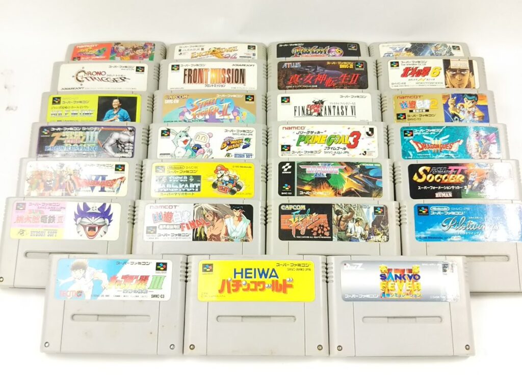 大量 NINTENDO スーパーファミコン ソフトいろいろまとめて スーファミ