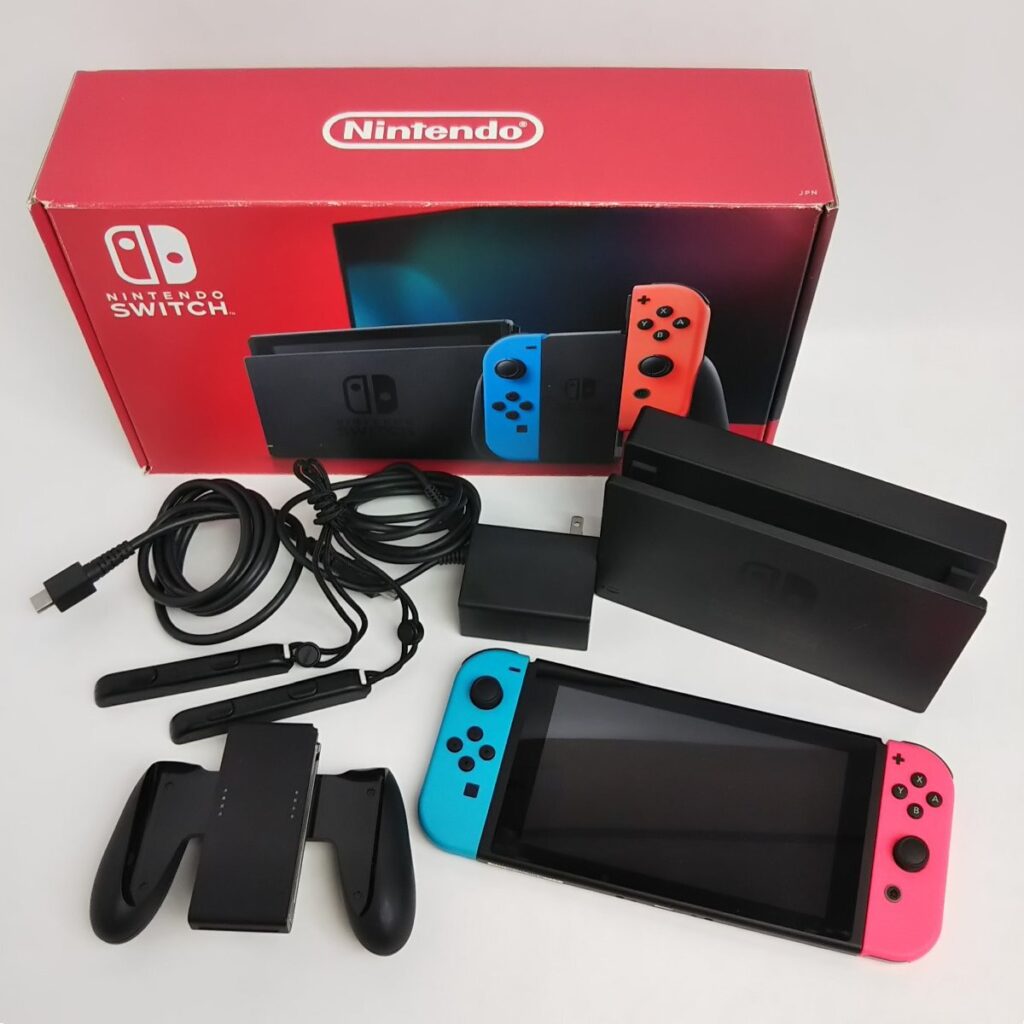 通電確認＆初期化済み NINTENDO SWITCH HAC-001 本体 ニンテンドー