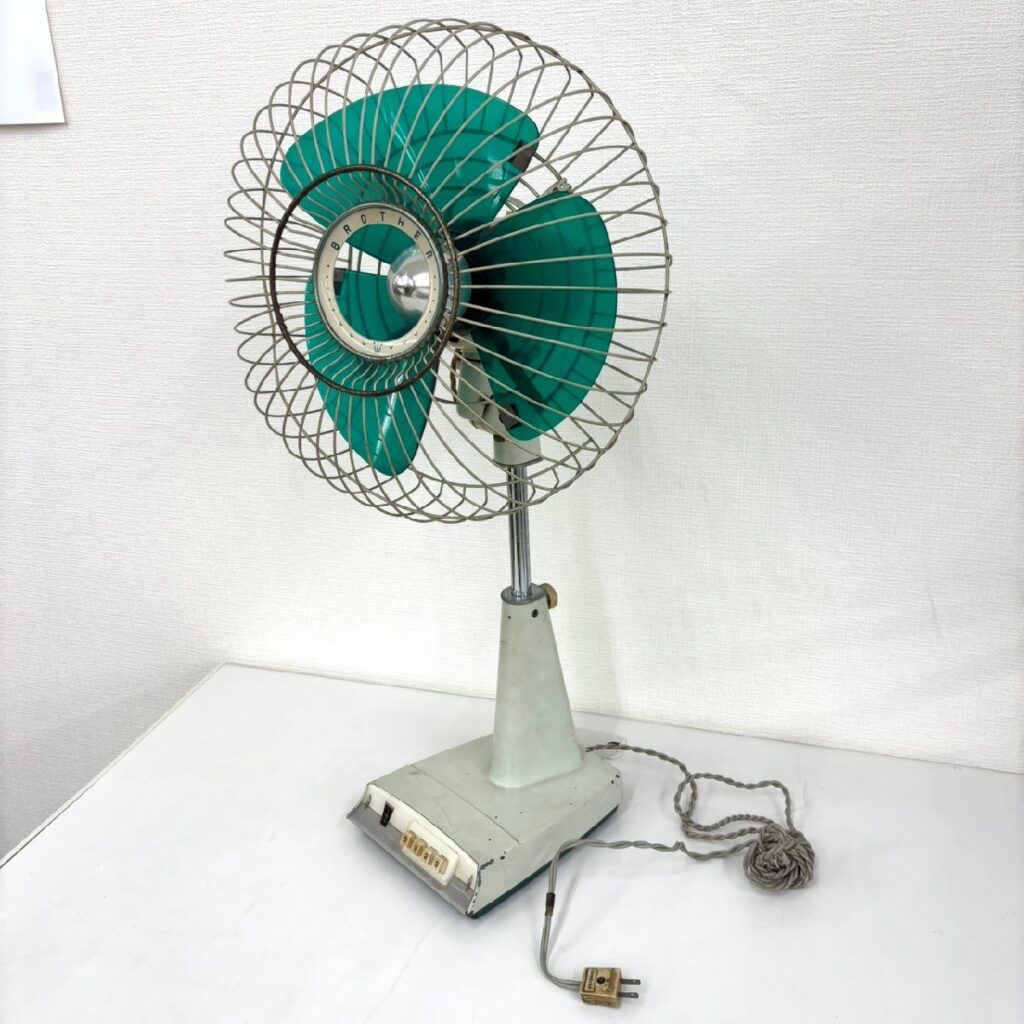 Brother ブラザー ELECTRIC FAN 30cm 3枚羽 扇風機 昭和レトロ扇風機