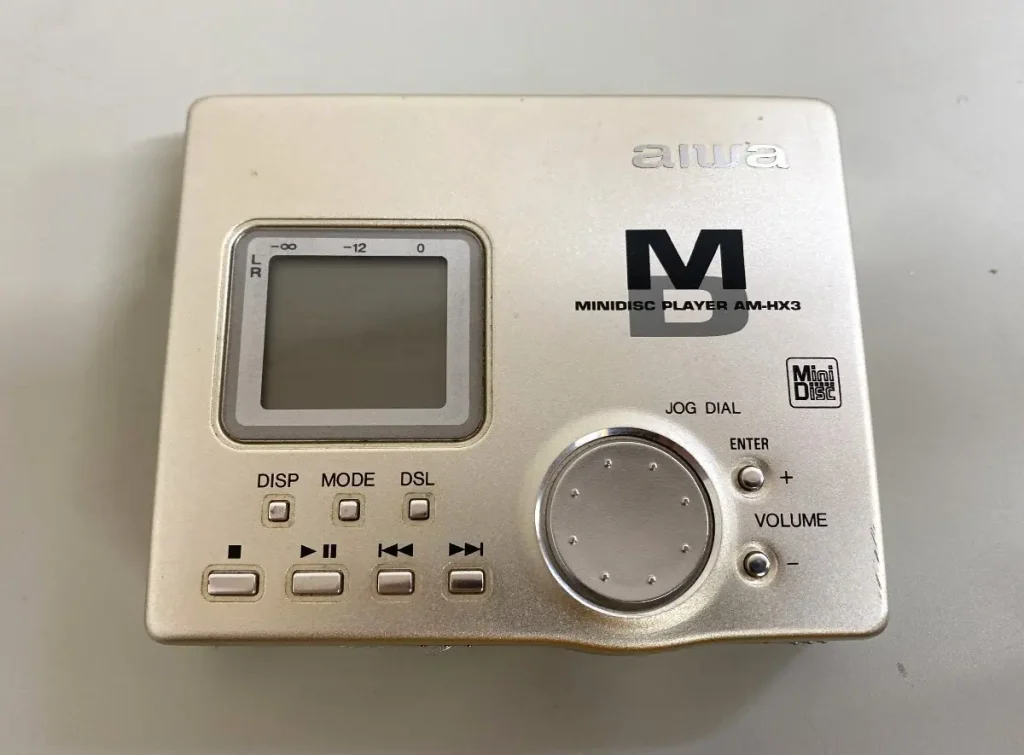 aiwa アイワ MINIDISC PLAYER AM-HX3 ポータブル MDプレイヤー 箱無し