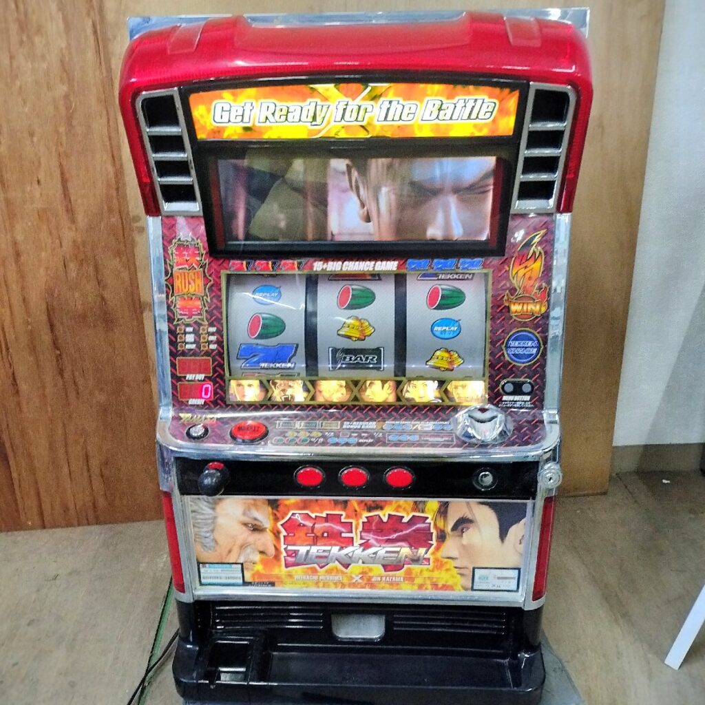 ニイガタ電子 鉄拳 X パチスロ実機 スロット メダル機の買取実績【錬金堂】