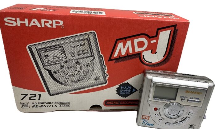 aiwa アイワ MINIDISC PLAYER AM-HX3 ポータブル MDプレイヤー 箱無し